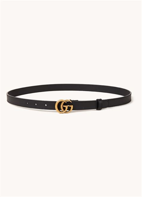 gucci riem mannen zwart|Gucci Marmont riem van leer • Zwart • de Bijenkorf.